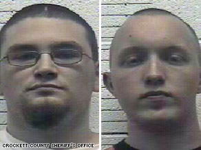 Paul Schlesselman, left,  and Daniel Cowart said they planned to kill more than 100 African-Americans.