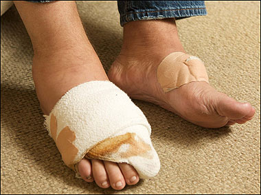 Alan Preston foot