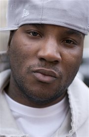 This Nov. 22, 2006 file photo shows rapper Young Jeezy in New York. Young Jeezy is facing charges of driving under the influence and speeding after he was pulled over on an Atlanta highway early Wednesday June 18, 2008. (AP Photo/ Jim Cooper, File)